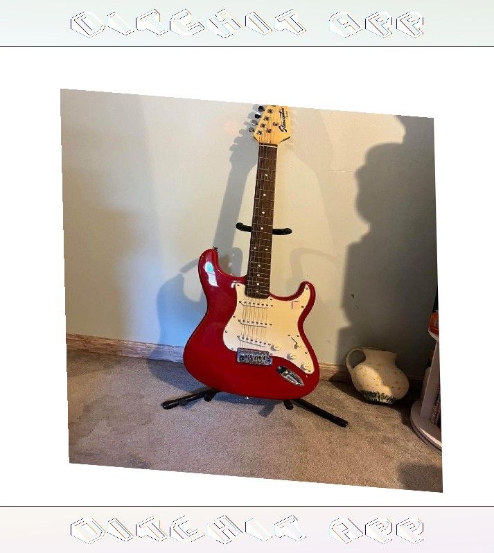 Electric Guitar Jam Out with Top Tier Sound Excellence end child