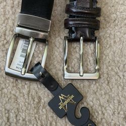men’s leather belts size 50&52