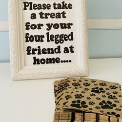 Wedding Sign For Pet Treats