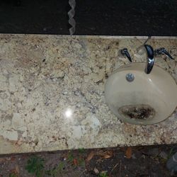 Granito Sink, Lava Manos De Granito