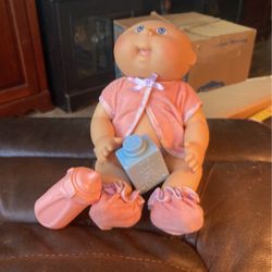 Baby Cabbage Patch with bottle and baby powder
