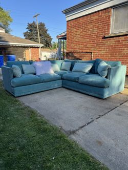 Teal Sectional Sofa