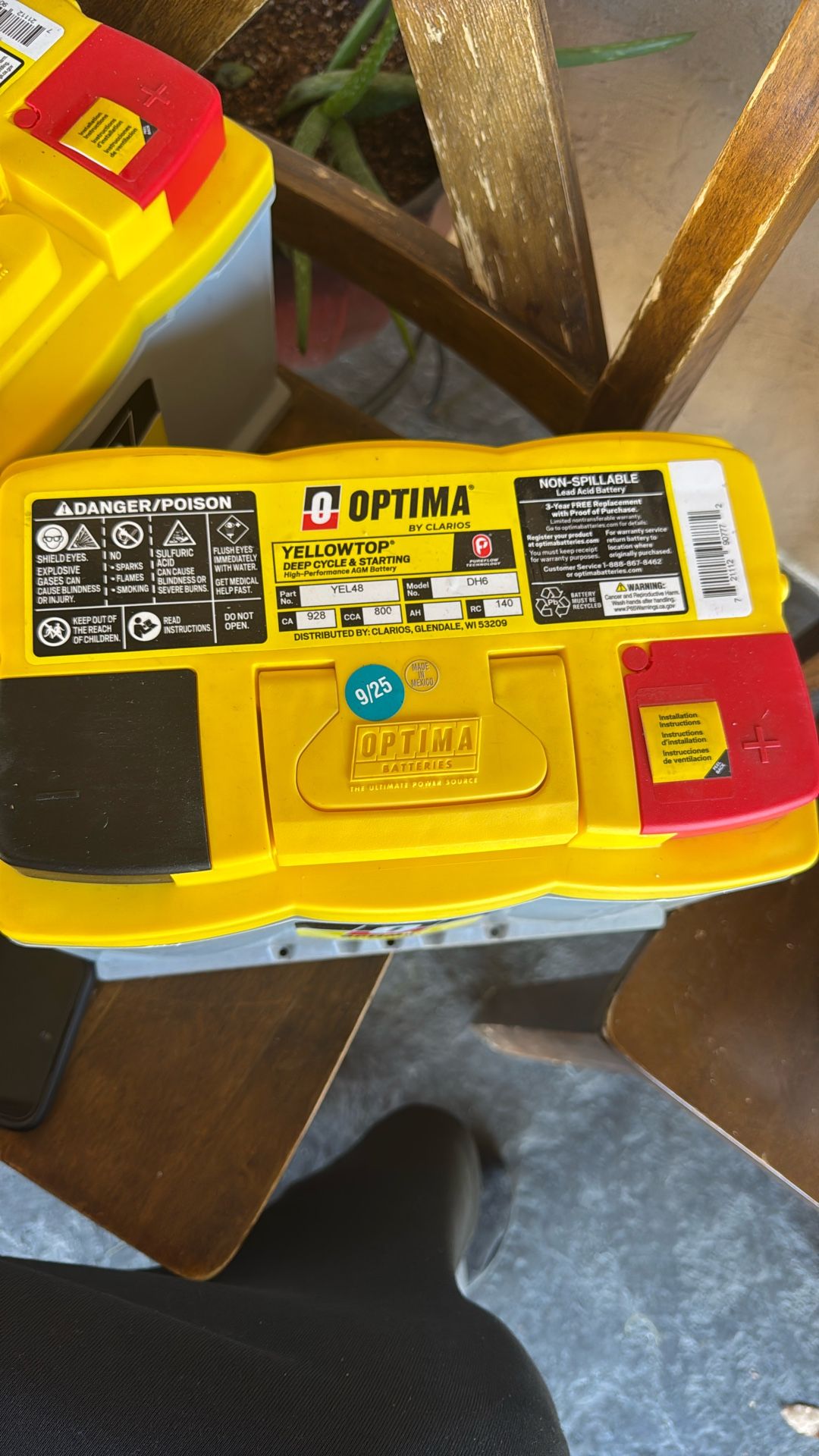 Yellow Top Optima