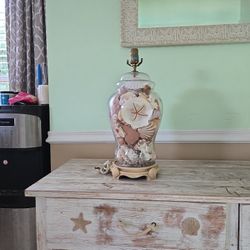 Vintage Costal Seashell Lamps