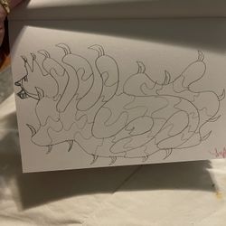 Chinese Dragon Pencil Drawing New