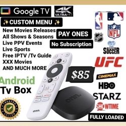 Get It All Onn Android Box, Plug And Get Everything 