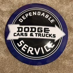 Dodge Metal Sign