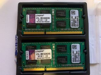 Kingston 8GB (2×4GB) DDR3‑1333MHz Laptop RAM