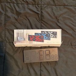 LED Digital Wall Clock (Red)