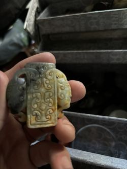 Two-headed Semi-precious Gemstone Talisman 