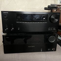 Onkyo TX-NR656 Two Channel 5.1!and 7.2, Also Harmon Kardon Avr 1700