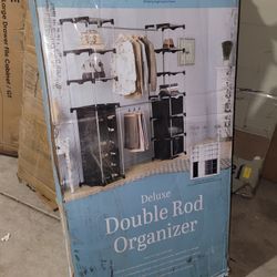 Whitmor Deluxe Double Rod Organizer