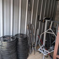 Olympic Plates, Curl Bars, Benches, Racks, Smith Machine And More!