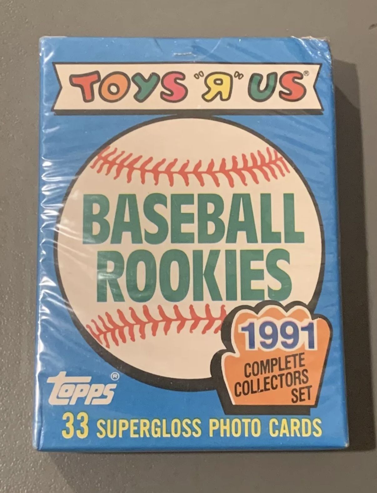 TOPPS ROOKIES 1991 TOYS R US BASEBALL 33 CARD SET FACTORY SEALED for