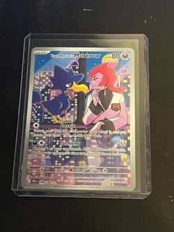 Team Rocket's Murkrow 200/182 Sv10: Destined Rivals Holo Pokemon MINT