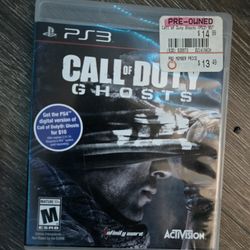 Call Of Duty Ghosts Ps3