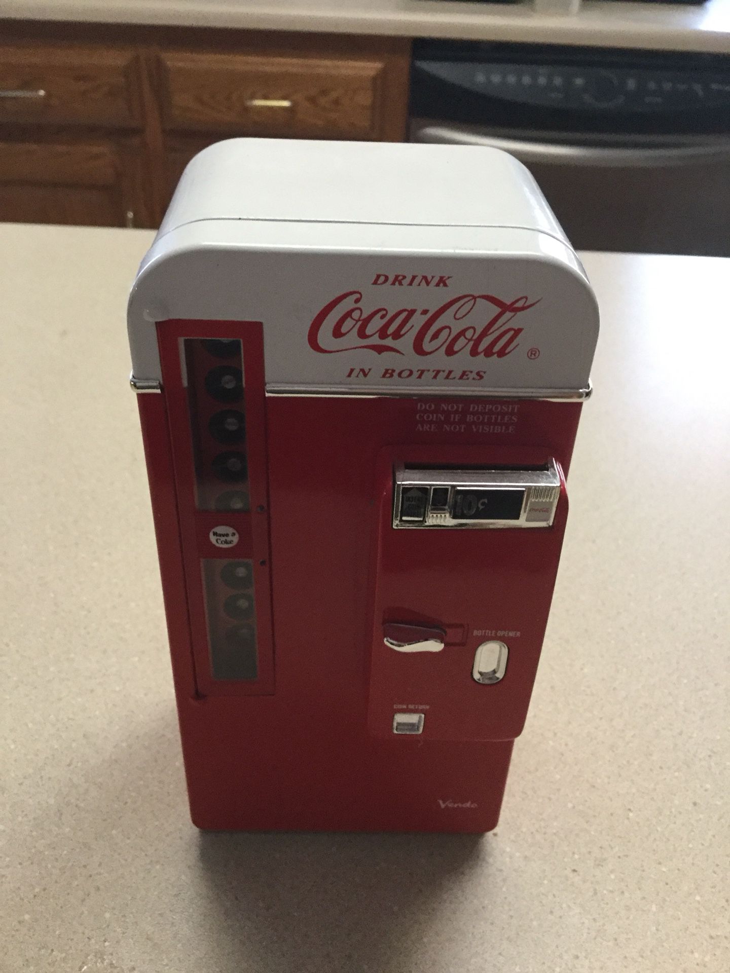 Coca-Cola in bottles bank