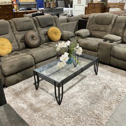 2pc Recliner Sofa Set 