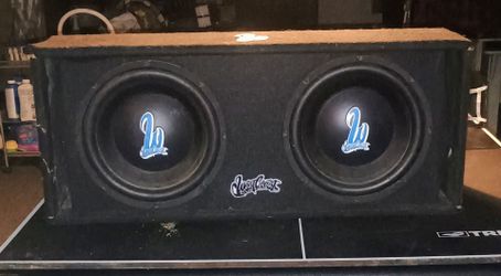 West Coast Customs  12" subs with built-in amp