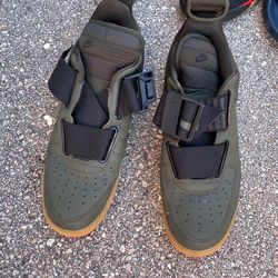 Nike Air Force 1 Low Utility Sequoia 2018 AO1531-300 Size 11