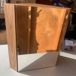 23.5” Corner Medicine Cabinet With Mirror 