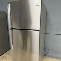 Whirlpool Stainless steel fridge