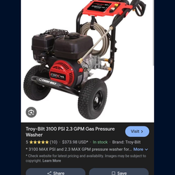 TROYBILT PRESSURE WASHER