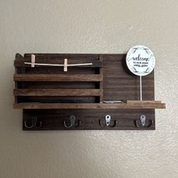 Wall Mail/key Holder  