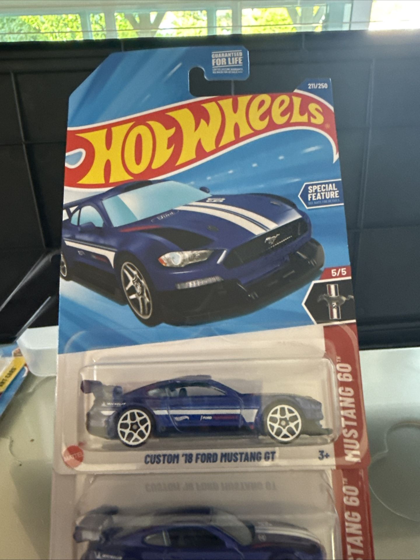Hot Wheels Custom 18 Ford Mustang GT Blue Brand New 2025 Rare