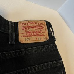 Levi’s Strauss 505 38x32 Black 