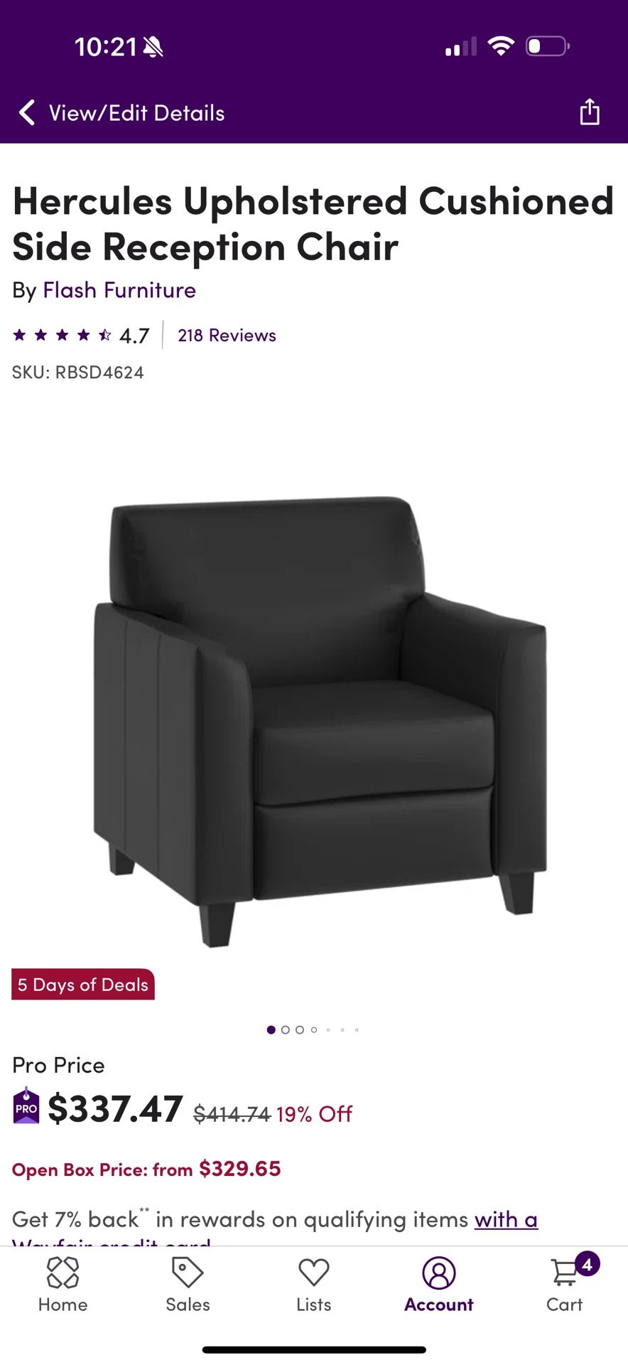 Leather Couch and 2 Chairs Set Black