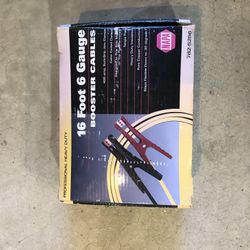 Set Of HD Jumper Cables & warning Triangles with case 