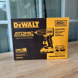 DeWalt 20V MAX ATOMIC Hammer Drill Kit DCD799L1 NEW