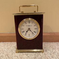 Howard Miller Clock Rosewood Bracket Tabletop 613528