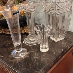 Marquis By Waterford 4  Different Vases $12 Each