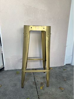 Metal stool from retail store