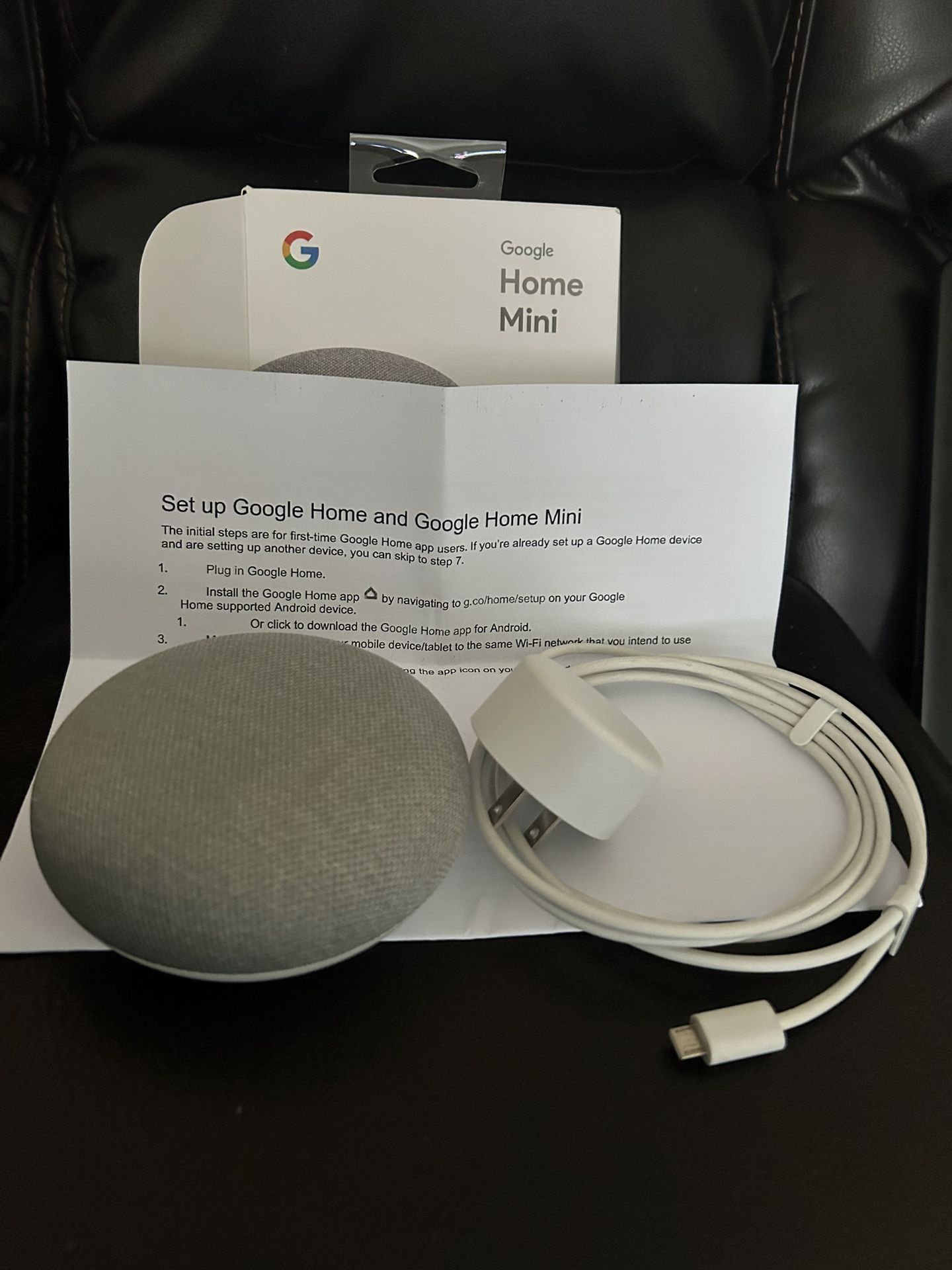 Google Home Mini Smart Speaker 1st Gen