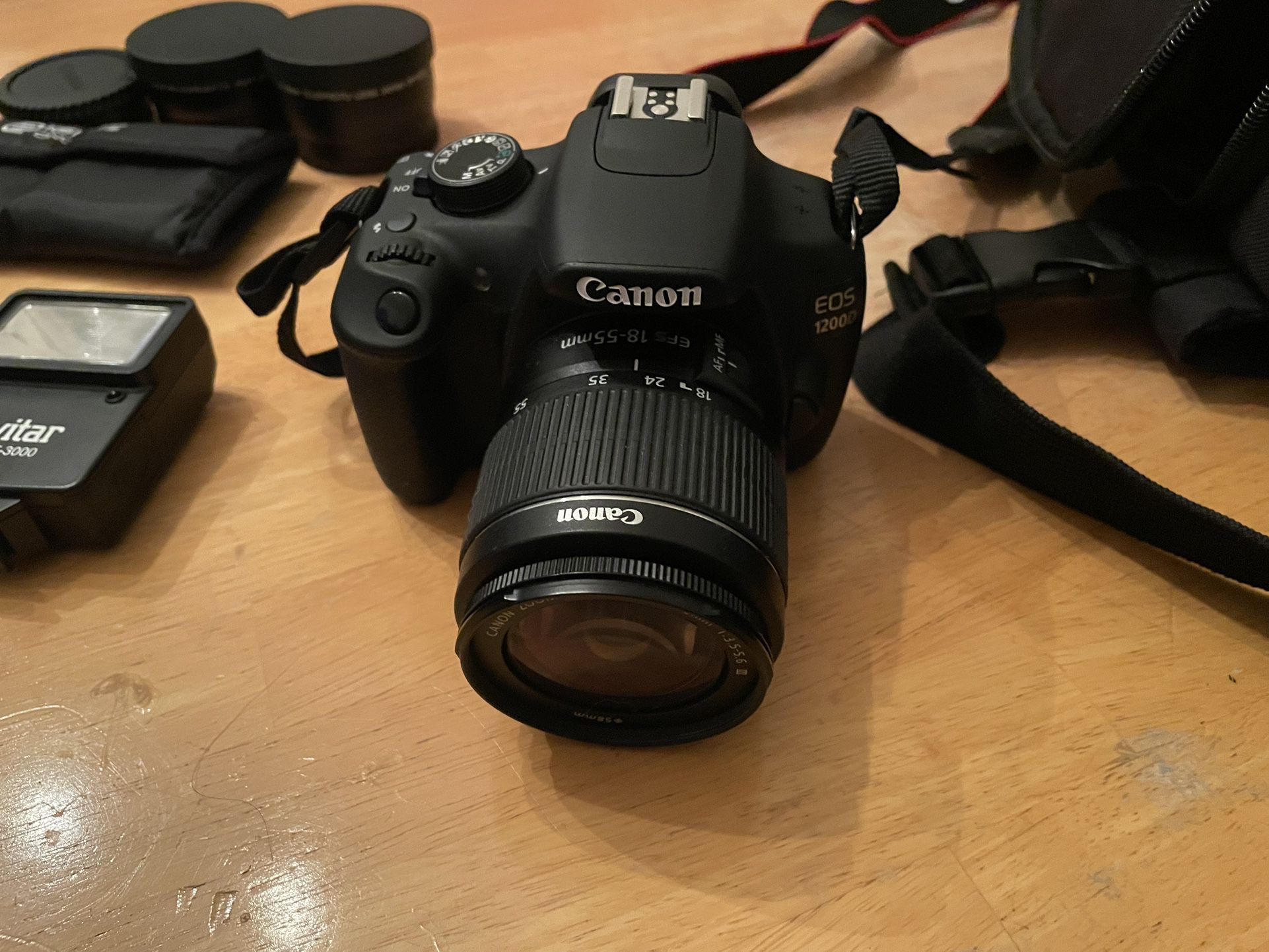 Canon EOS 1200D Camera + 2 Extra Lenses