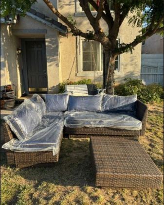 This Is Dad! High Quality Costco Quality Sunbrella Quality Cushions Patio Furniture Set Brand New 🆕🚚