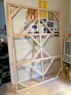 Professional Viola Canvas Stretcher Frames | Custom Sizes | Gallery Quality