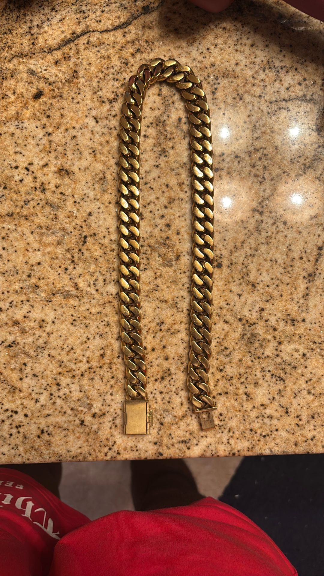 24 Inch 10 Mm Cuban Gold Chain
