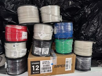 #12 AWG wires, stranded THHN