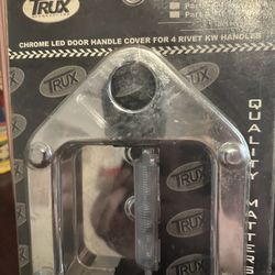 Chrome LED Door Handle Cover For 4 Rivet Kw Handles 