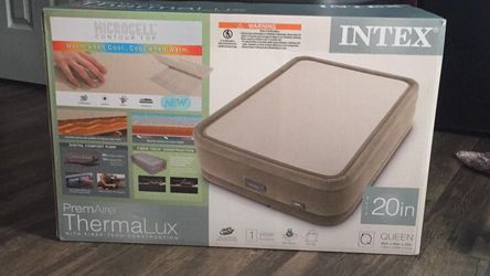 (NEW) PremAire Thermalux Queen Air mattress