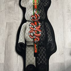 Gucci Bearbrick Rug 3ftx1.5ft Brand New 