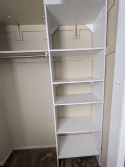 Closet system organizer