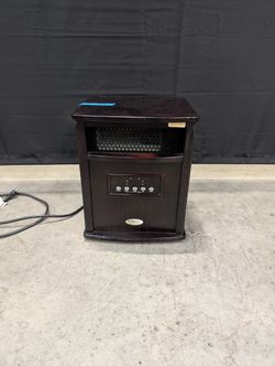 American Comfort Wood Cabinet Infrared Electric Space Heater