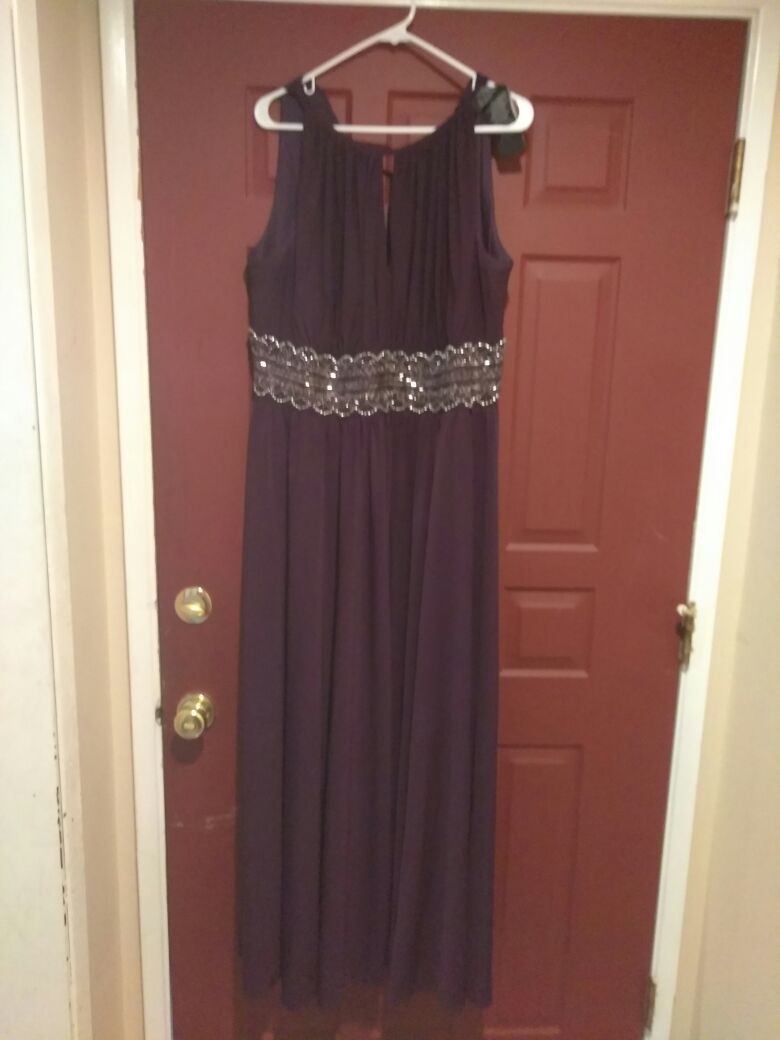 Plus evening dress