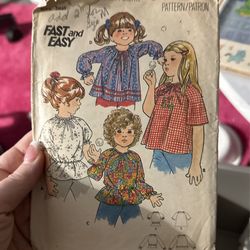 Vintage Butterick Pattern