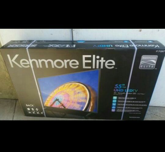 Kenmore Elite 55" Class 4K UHD LED TV SN1841 Retail $900